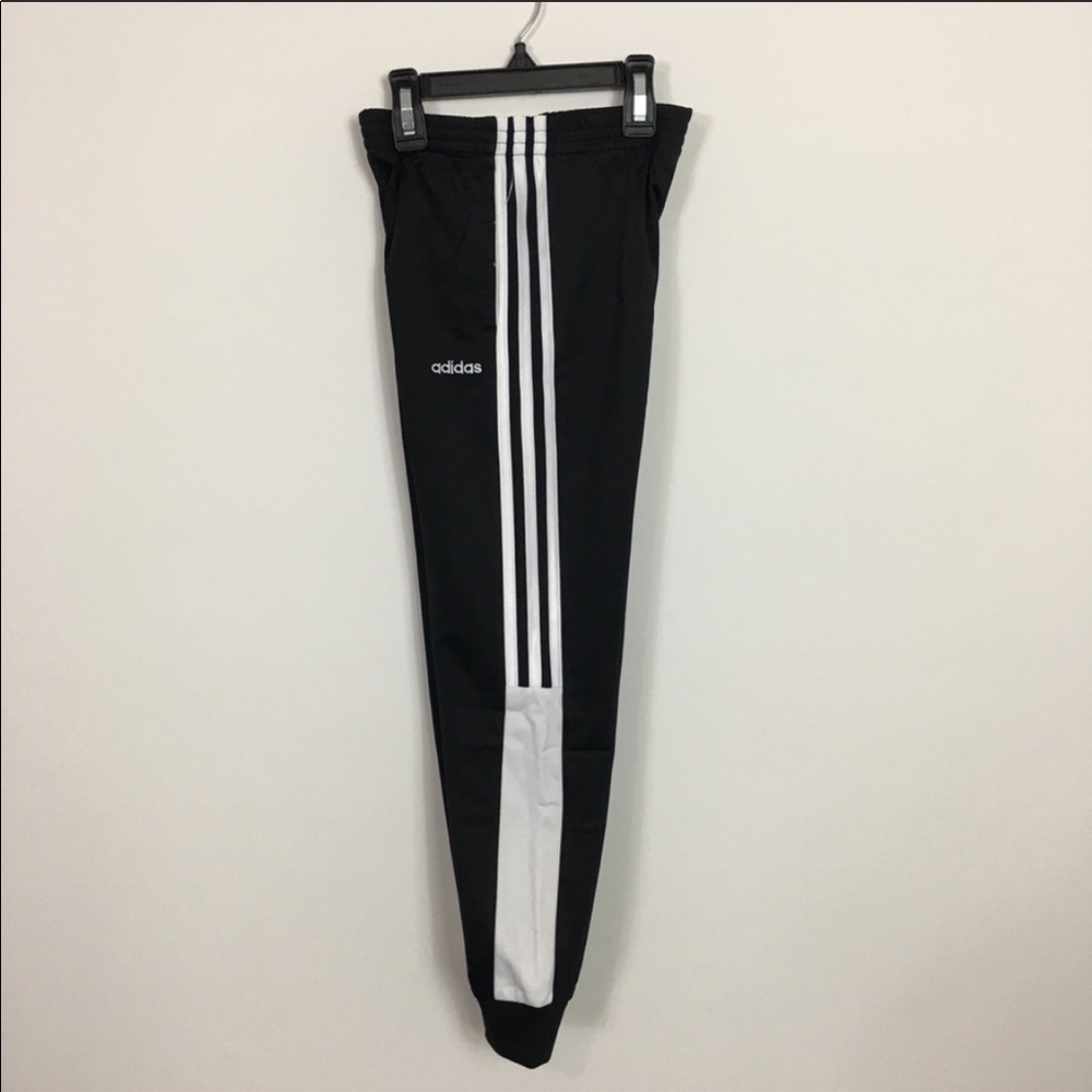Boys Adidas Black and White Tracksuit - Picture 6 of 6